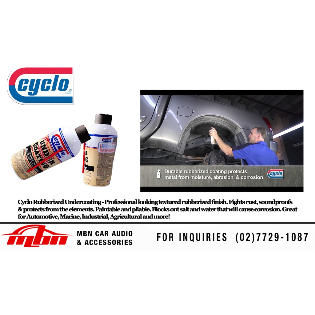 Cyclo Heavy Duty Rubberized Undercoating16oz 454g Professional Performance 475ml Shopee Philippines