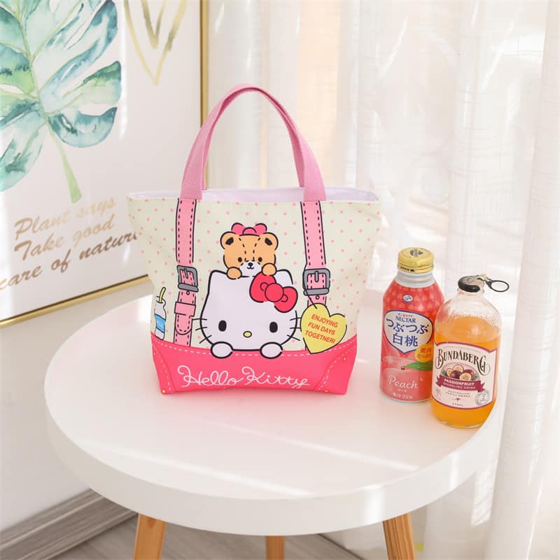 HAND BAG OR HANDDLE BAG LUNCH BAG CANVAS QUALITY DESIGN | Shopee ...