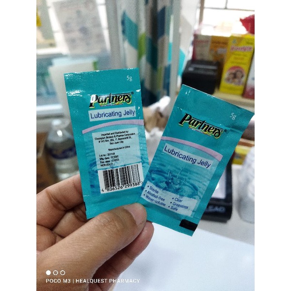 Lubricating Jelly Partners 5g Sachet Shopee Philippines