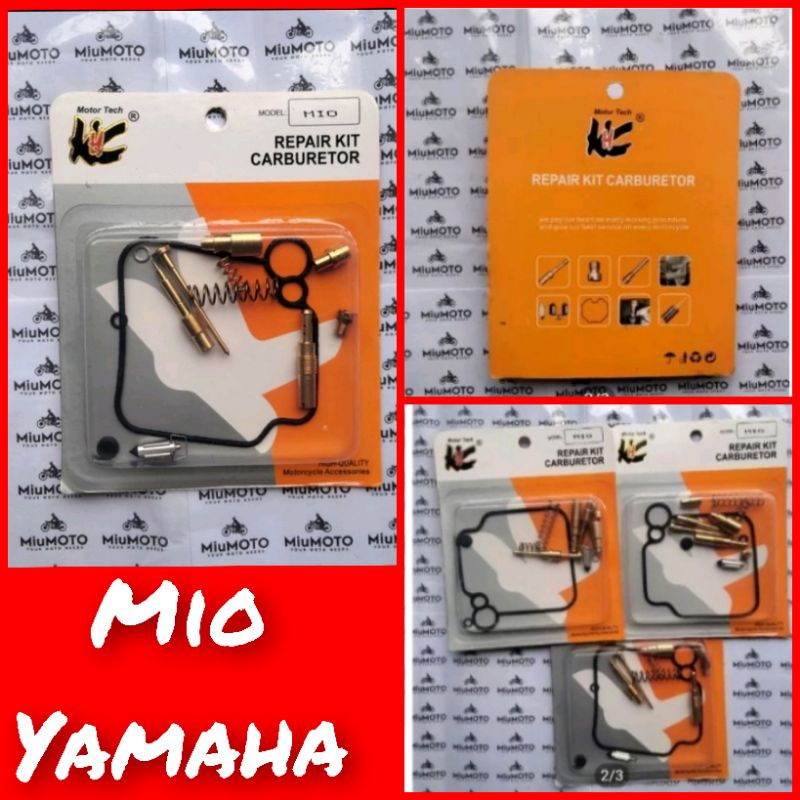 MIO Carburetor Repair Kit (Carbkit) Sporty, Soulty, Soul Carb, Fino
