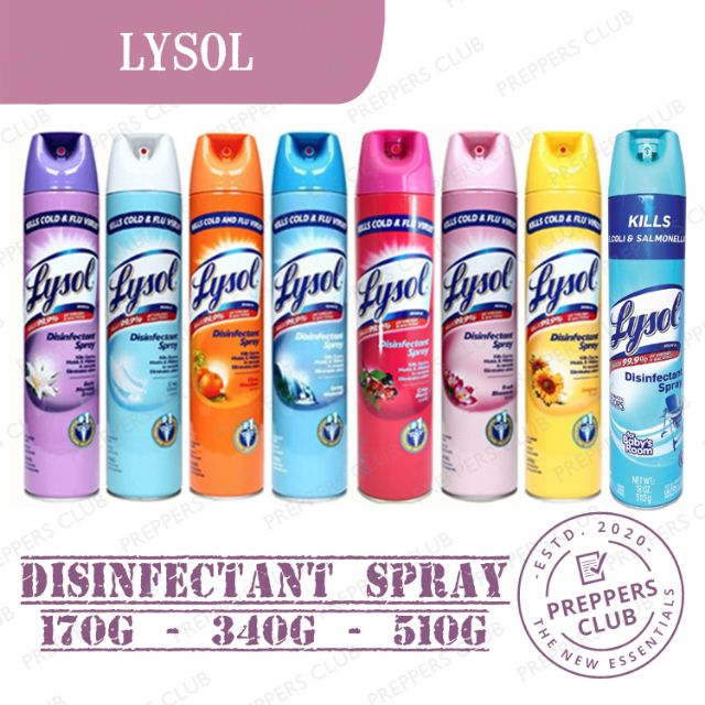 Lysol Disinfectant Spray 170g 340g Shopee Philippines 1224