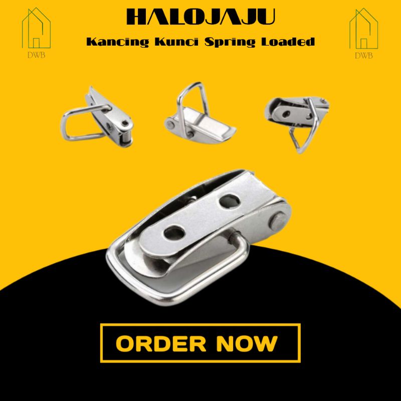 (10pcs) Spring loaded toggle latch cath hasp key buttons | Shopee ...
