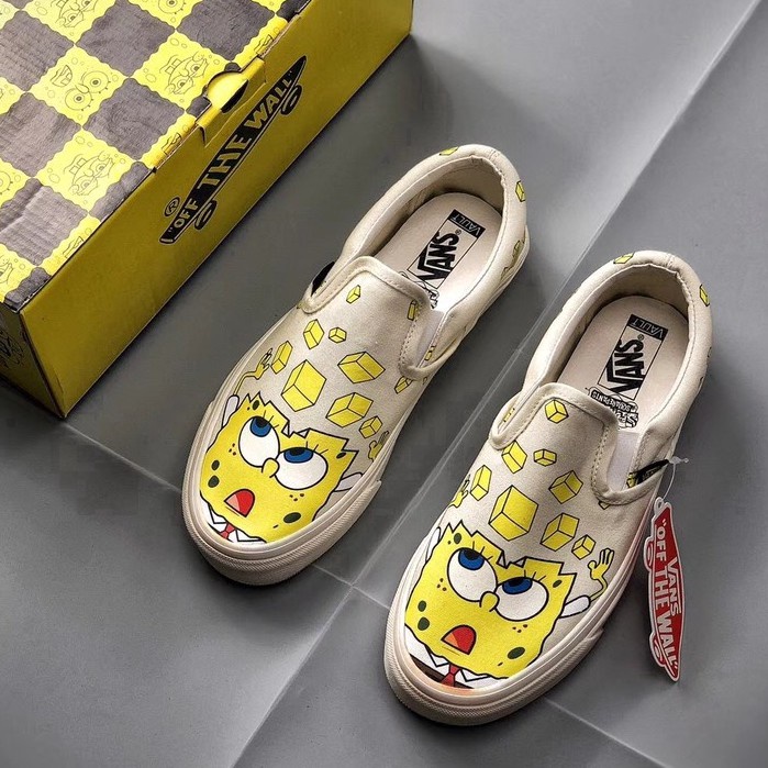 Slip on spongebob sales vans