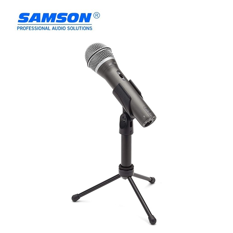 Original Samson Q2U USB / XLR Dynamic Microphone Recording and Podcasting Pack with Accessories