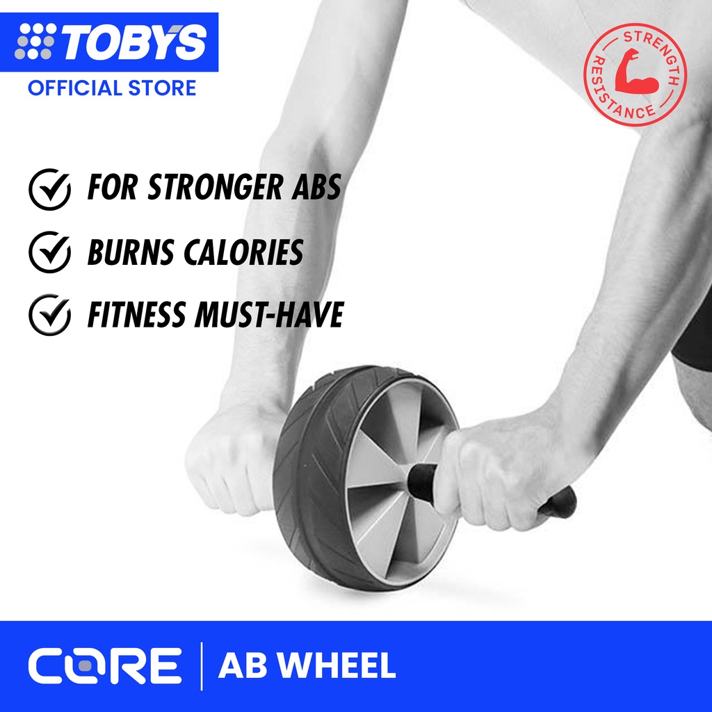 Core Ab Wheel - Black (BR-2599) | Shopee Philippines
