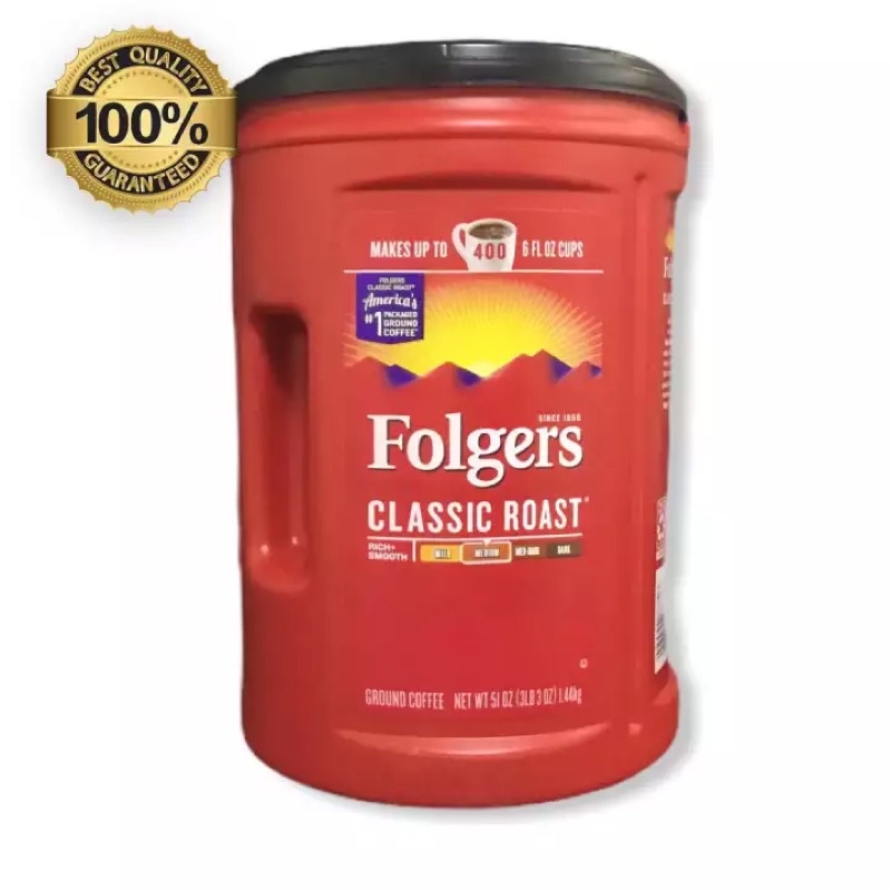 Folgers Classic Roast 1.23kg Ground Coffee Shopee Philippines