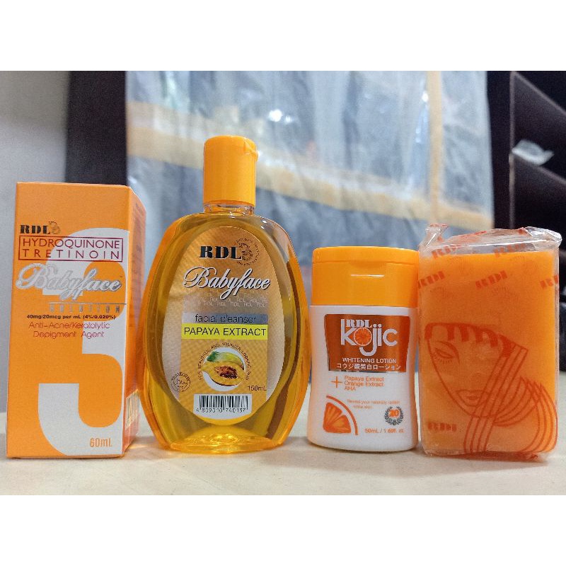 RDL BEAUTY SET B with Free papaya soap 90g | Shopee Philippines