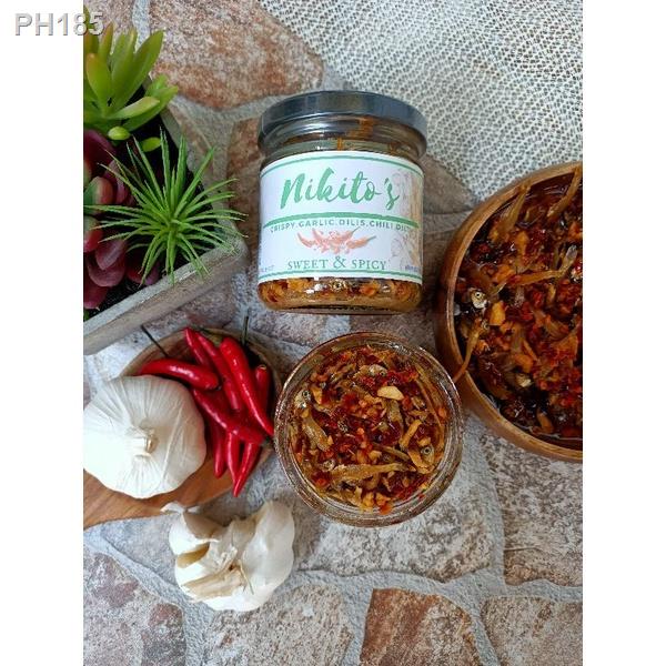 ๑℡Nikito's Crispy Chilli Garlic Dilis Shopee Philippines