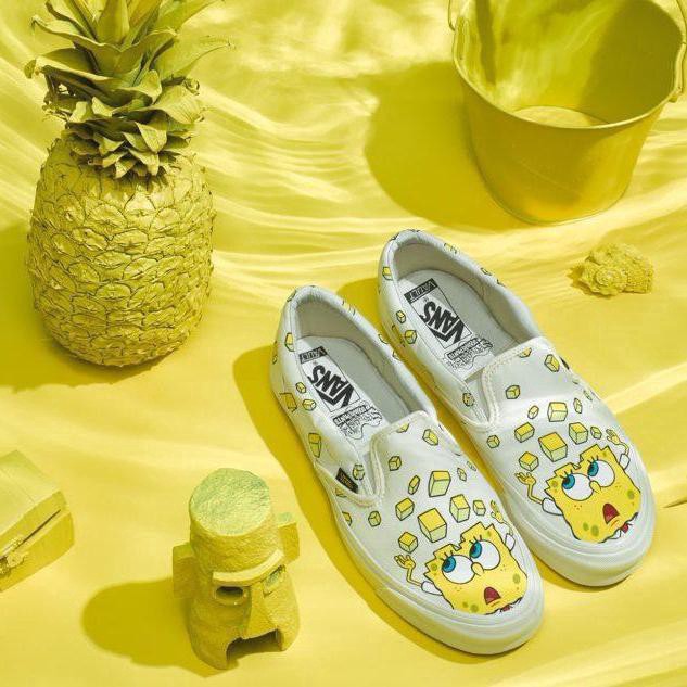 Vans vault clearance spongebob slip on