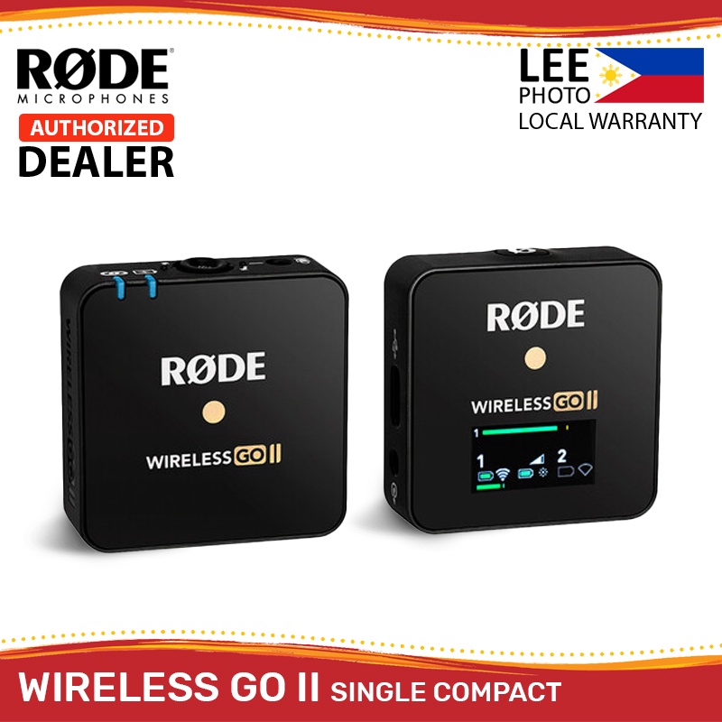 Rode Wireless GO II Single Compact Digital Wireless Microphone System ...