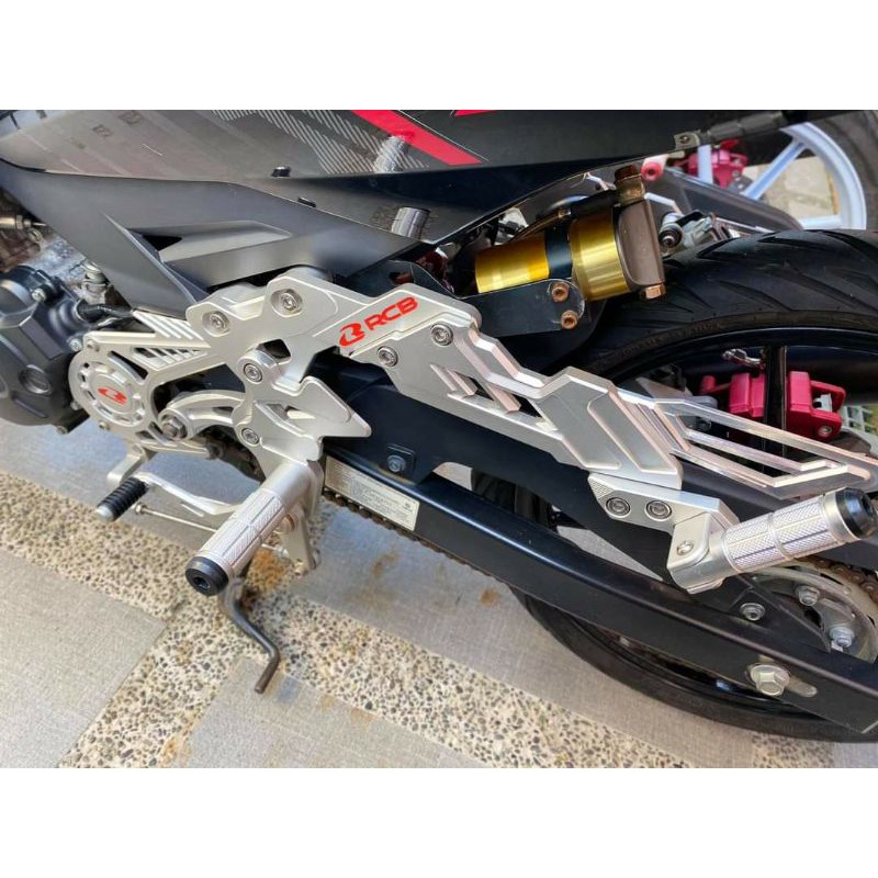 RCB Foot Rest Fullset Shifter S3 V1 and S3 V2 Sniper 150 / 155 Full Set ...