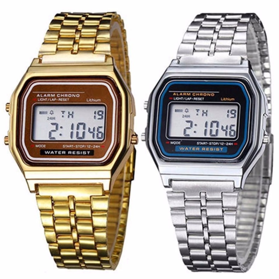 Silver and gold outlet casio watch