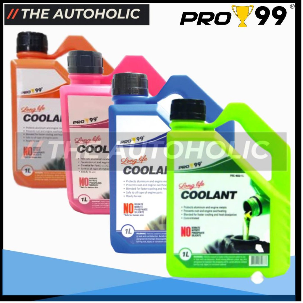 Pro99 1Liter Coolant (Green / Pink / Orange / Blue) | Shopee Philippines