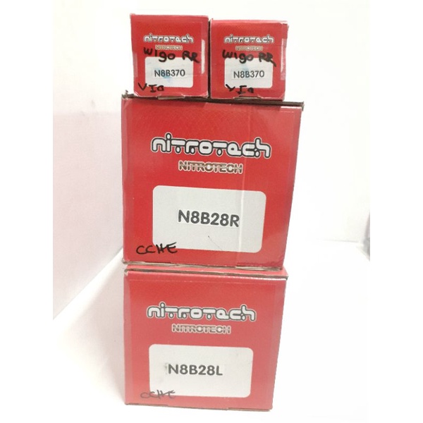 NITROTECH SHOCK ABSORBER FRONT/REAR TOYOTA WIGO (1 SET BUNDLE) Shopee