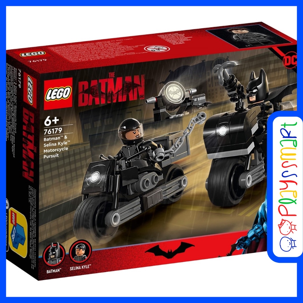 76179 LEGO DC Comic Batman & Selina Kyle Motorcycle Pursuit | Shopee ...