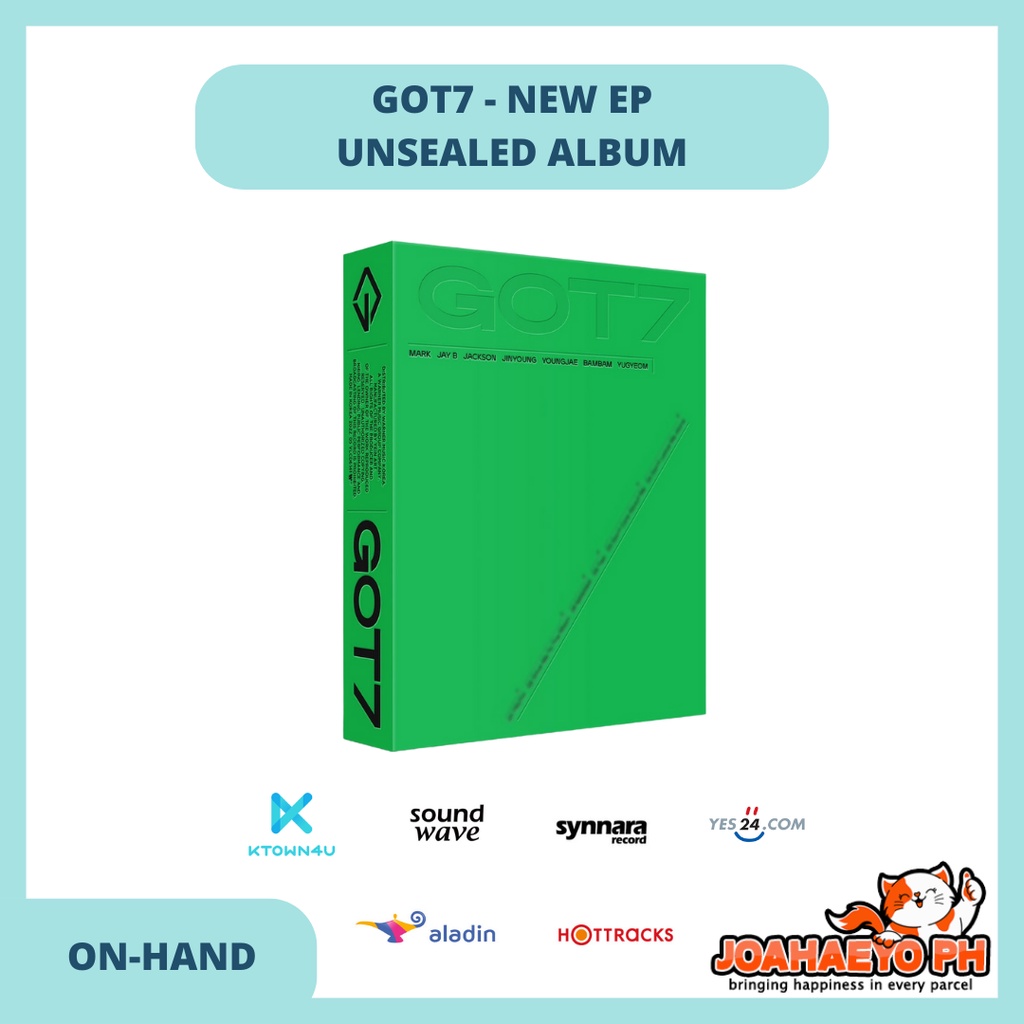 [ON-HAND] UNSEALED GOT7 NEW EP (OFFICIAL, ONHAND) | Shopee Philippines