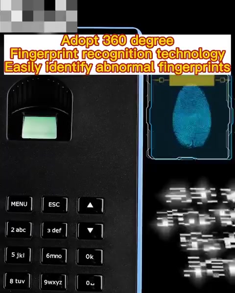 SUPERMAX NEW Face Recognition Attendance Biometric Fingerprint Scanner ...