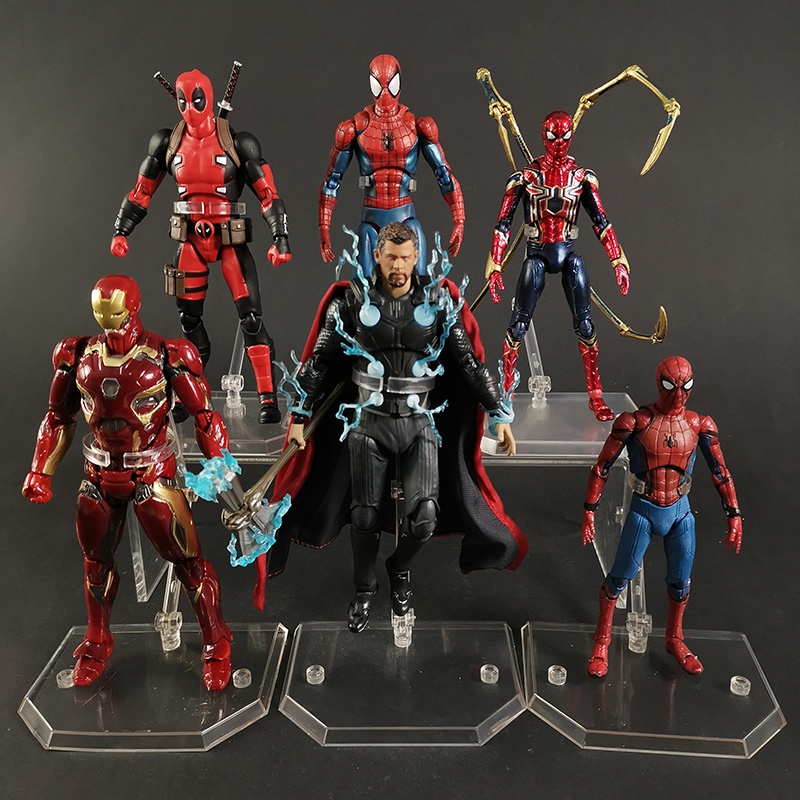 Marvel Mafex 075 047 Spiderman 104 Thor 082 Deadpool 081 Iron Spider ...