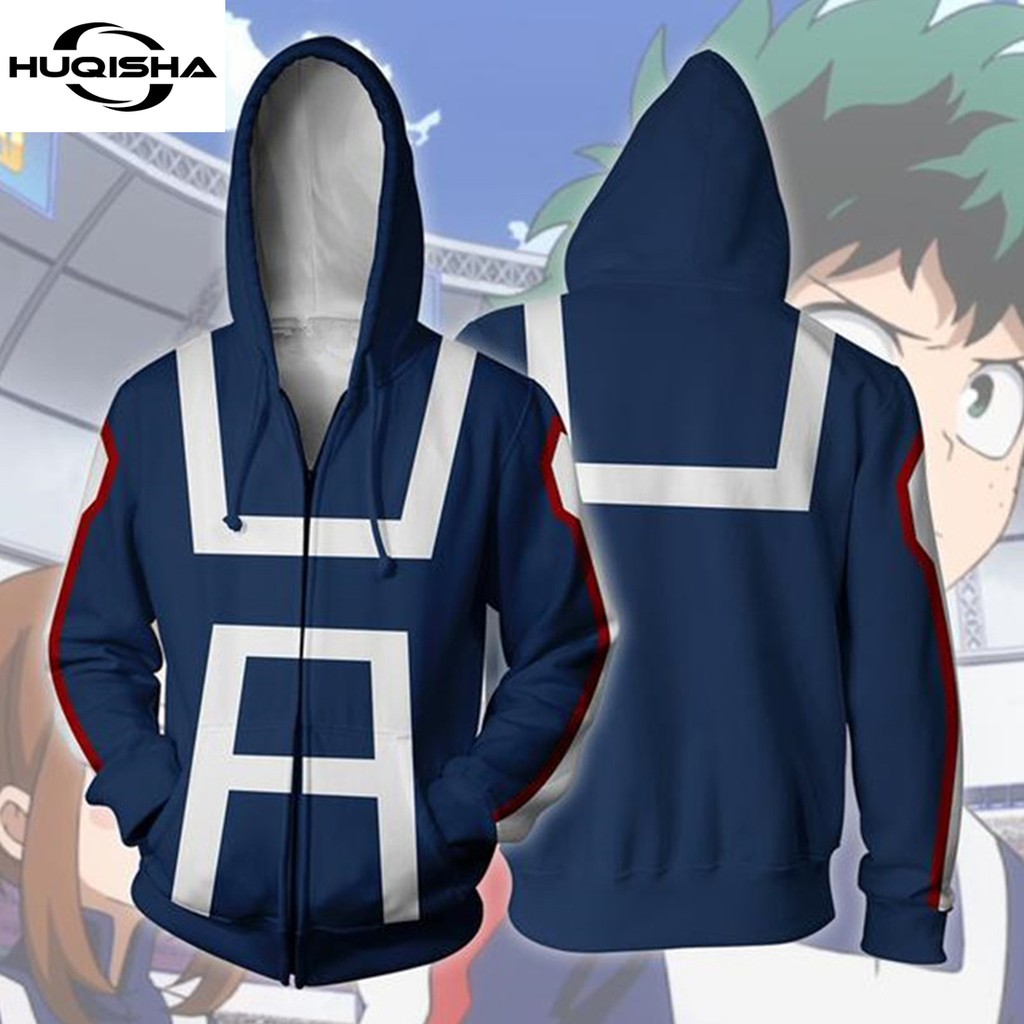 New Anime My Hero Academia Hoodie Jacket Men Women Fashion Casual Cosplay Costume Sweatshirt Streetwear Shopee Philippines