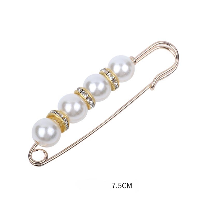 Waistband Pin Accessories Good Quality Pearls Crystal Gold Brooch Waist ...