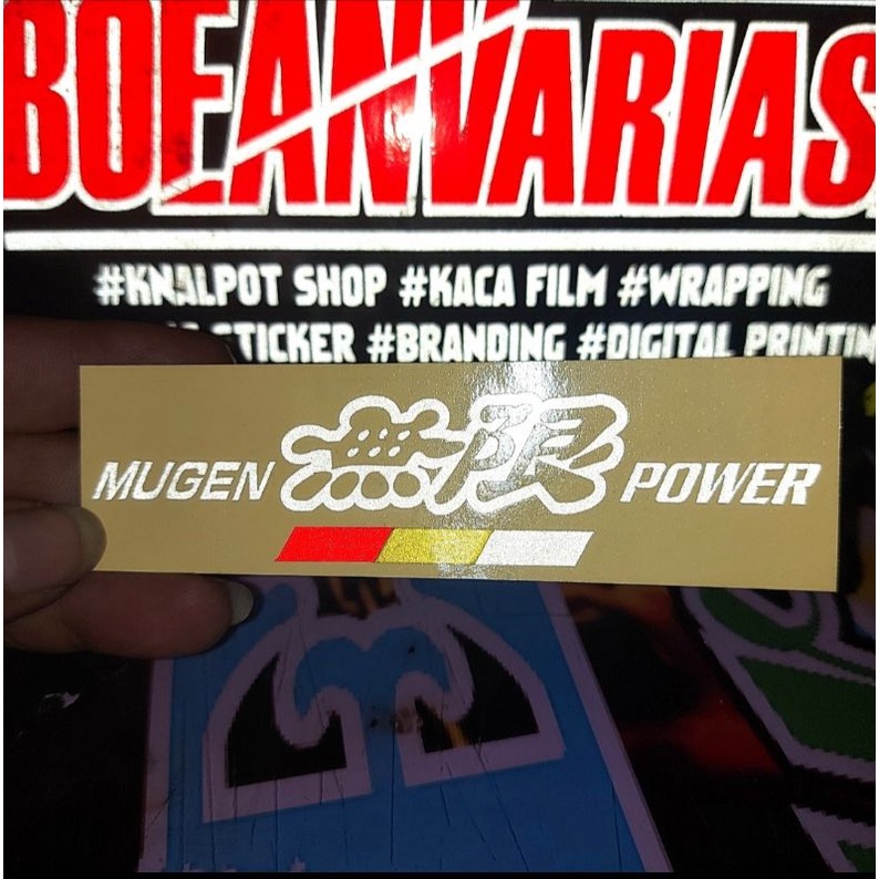 Cutting car motorbike stickers, mugen power stickers | Shopee Philippines