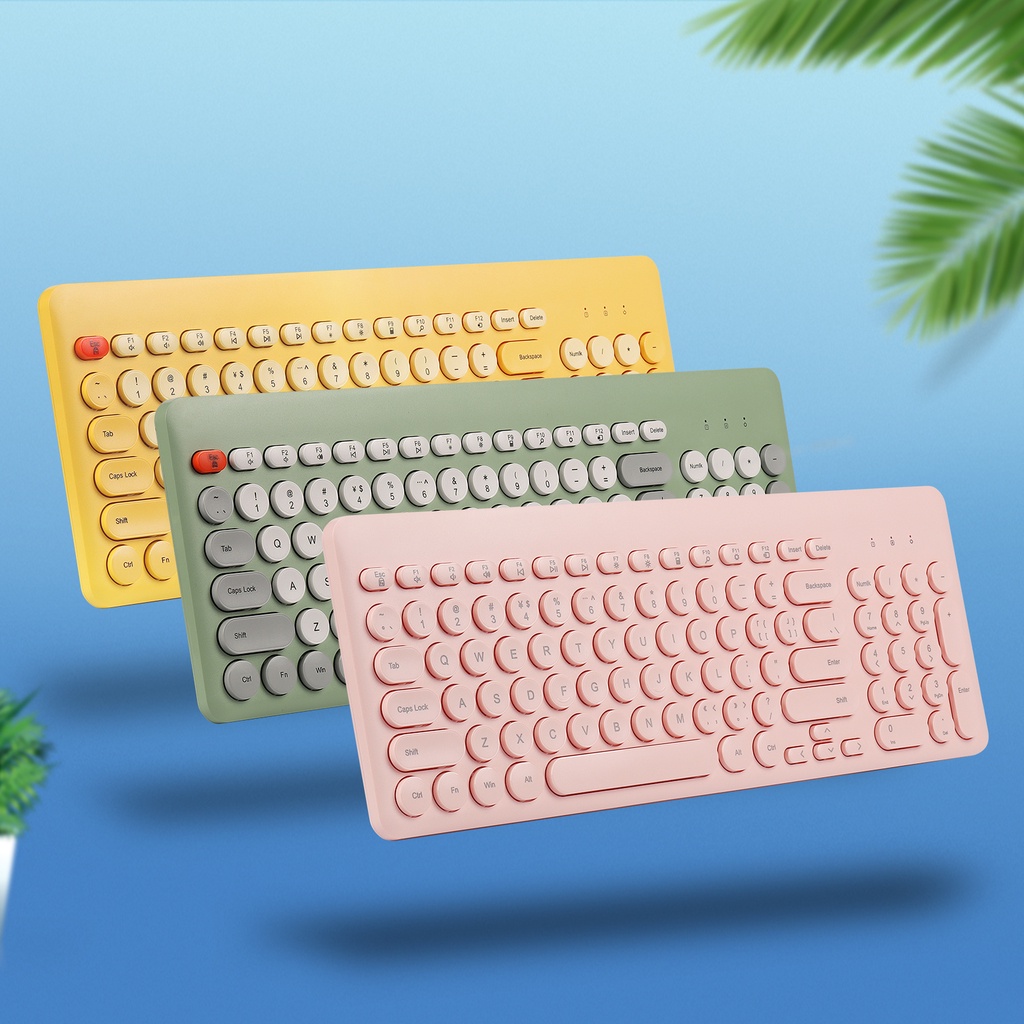 2.4GHz Wireless Keyboard Multimedia Computer Keyboard External Computer ...