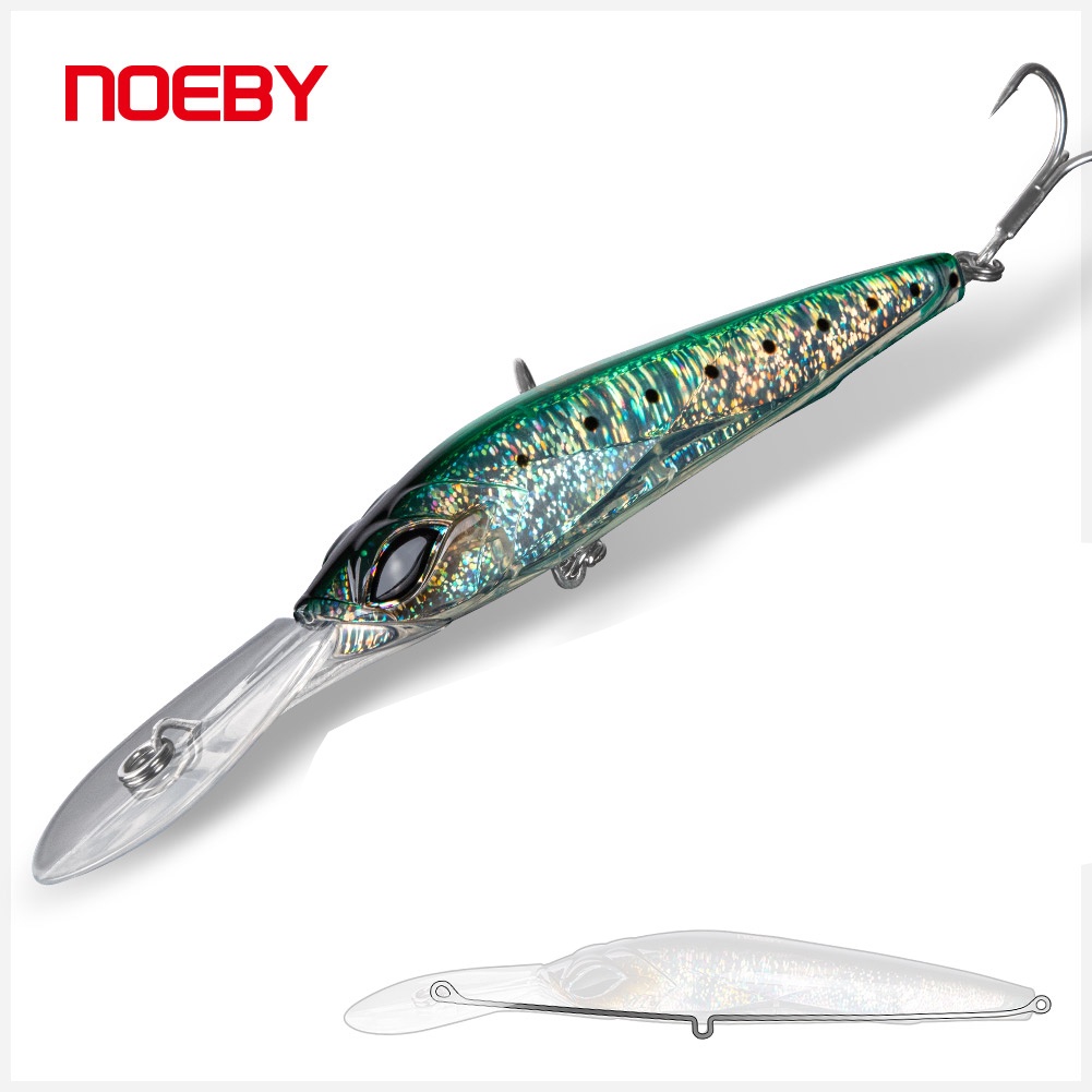 NOEBY New Arrival Fishing Goods 18cm 90g Minnow Trolling Fishing