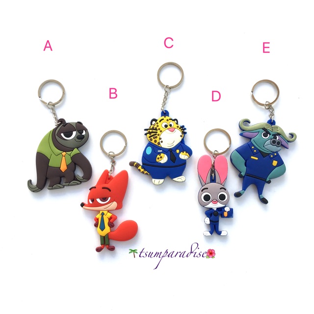 Zootopia Keyring / Keyholder / Keychain | Shopee Philippines