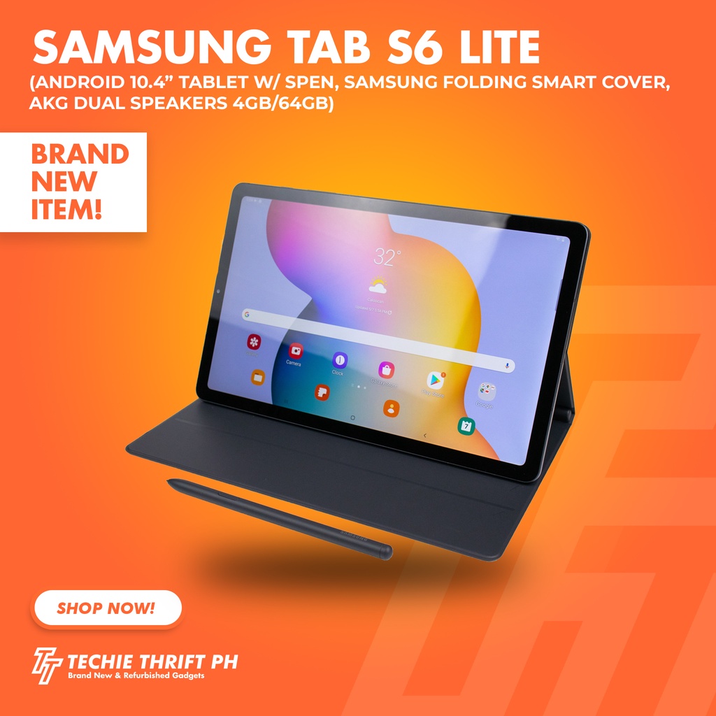 Samsung Tab S6 Lite Tablet 4GB RAM + 64GBROM 10.4" Display WITH