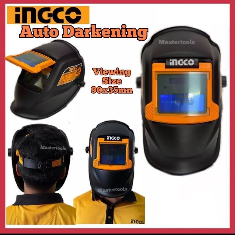 Ingco Auto Darkening Welding Helmet Ahm009 Shopee Philippines 1020