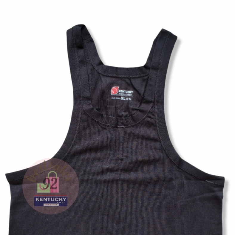 KENTUCKY Old Navy Stretchable Black Sando Tank Top for Men