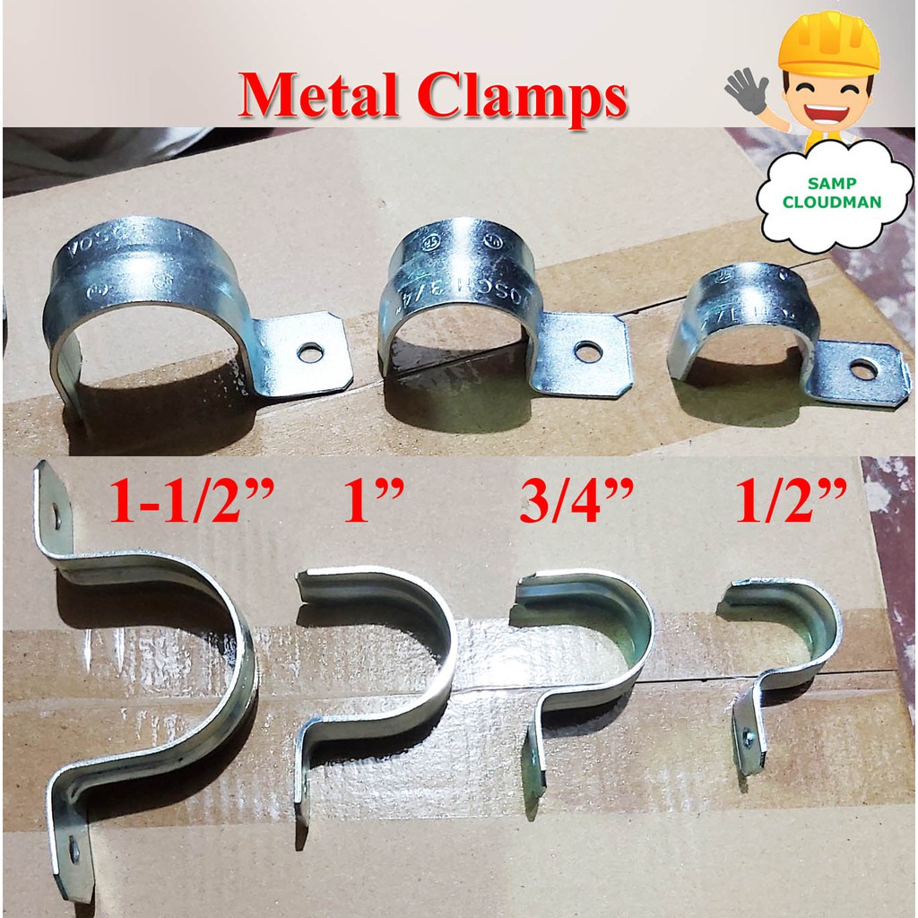 G.I. Conduit Clamps / Metal Clamps 1/2 3/4 1 C-Clamps Clamps Pipe Clamp ...