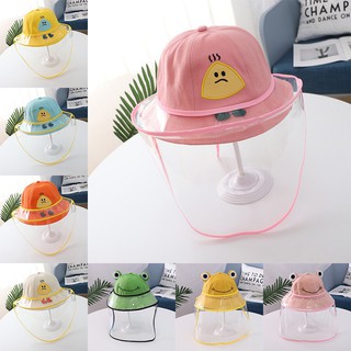Children Hat +Mask Fisherman Hat Baby Sun Hat Detachable Transparent ...