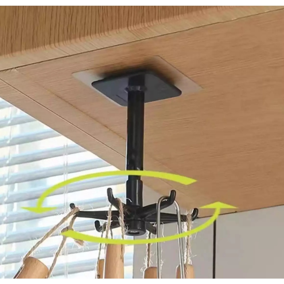 JK MALL Rotating hook 360 Degrees Rotating Hook Kitchen Accessories ...
