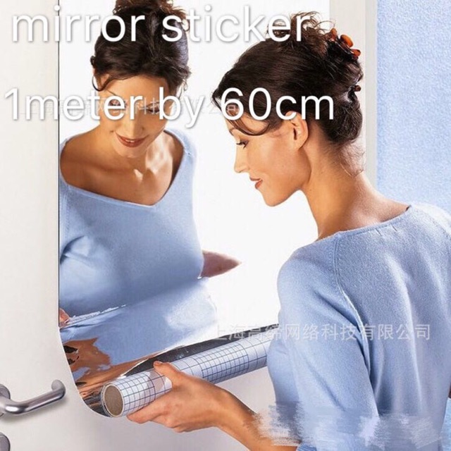 Ericawallpaper Mirror stick Mirror stick 1m*60cm Waterprool sticker Shopee Philippines