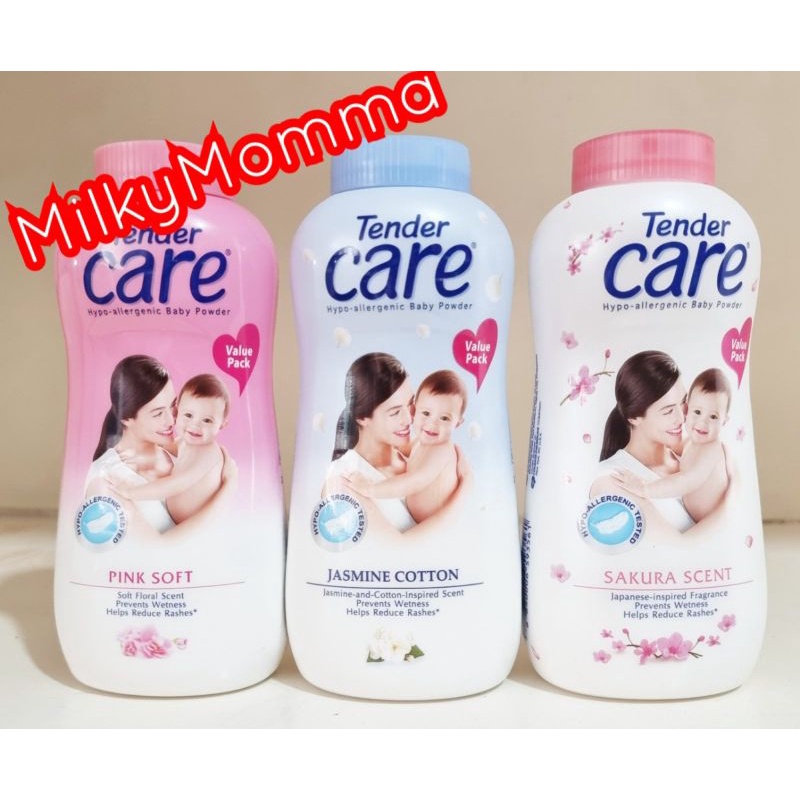 TENDER CARE, Jasmine Cotton Hypo-Allergenic Baby Powder 200g