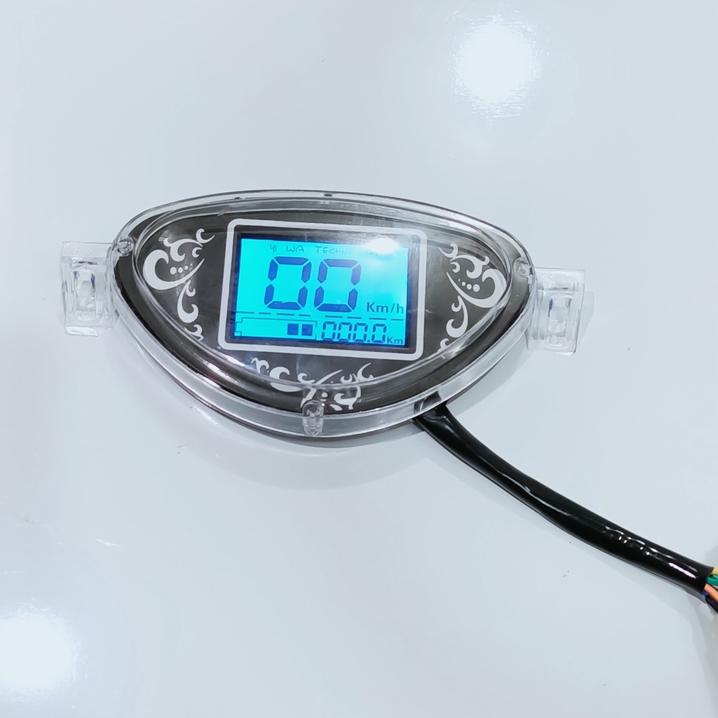 Ebike digital indicator, 4872volts display for battery gauge, speed