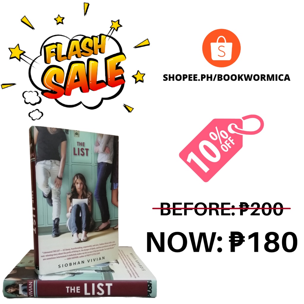 The List by Siobhan Vivian Shopee Philippines