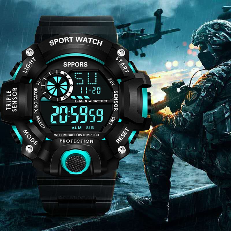 Casual digital online watch