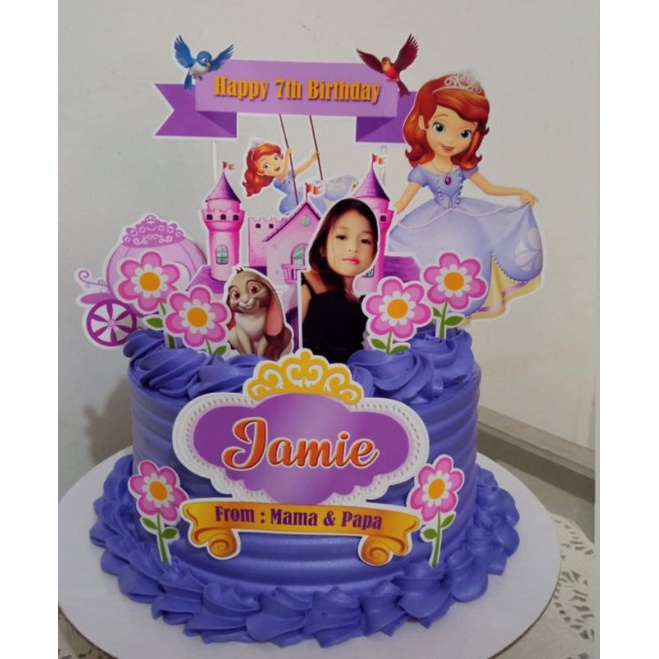 Sofia the First customize cake topper | Shopee Philippines