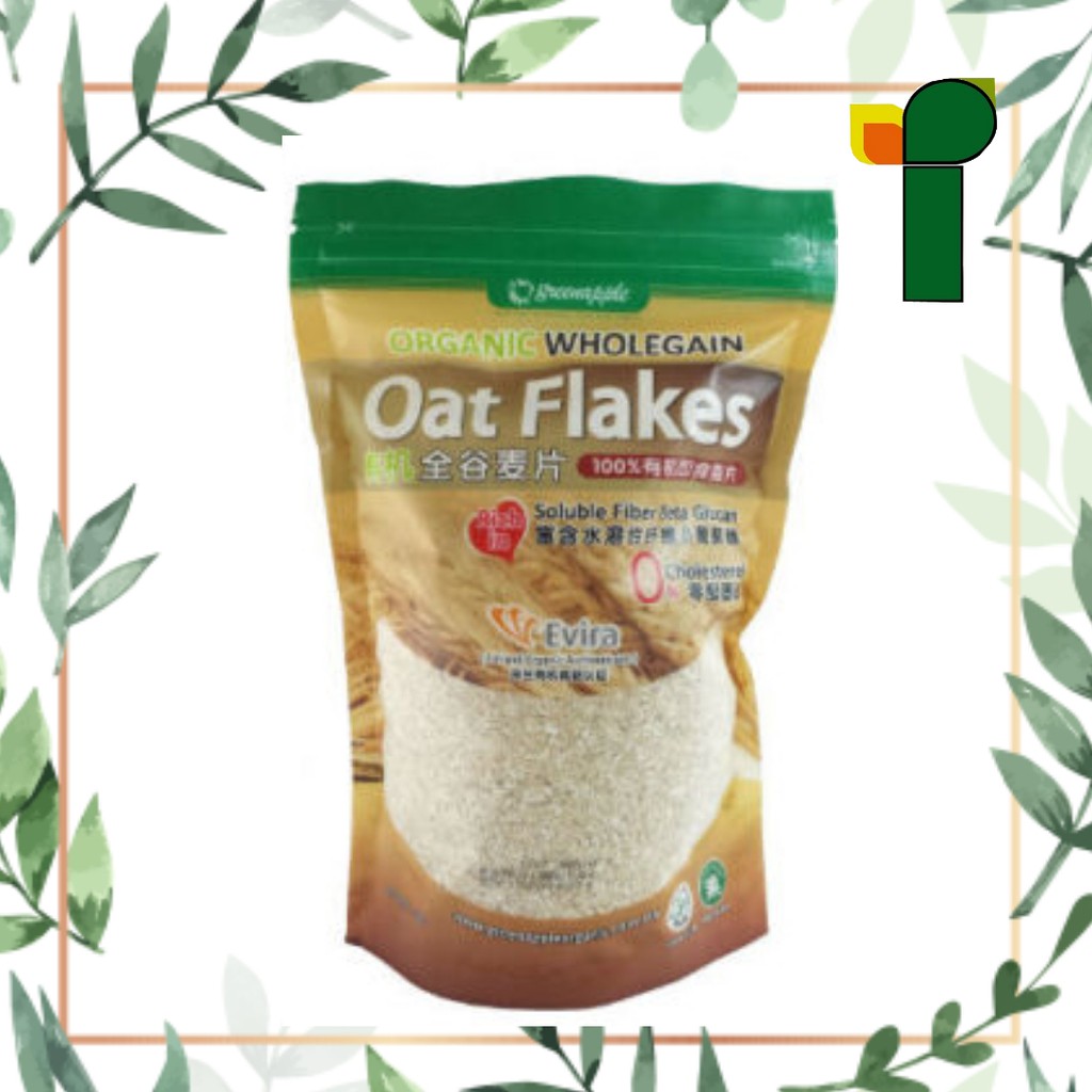 Greenapple Organic Rye Flakes Black Oatmeal 500g | Shopee Philippines