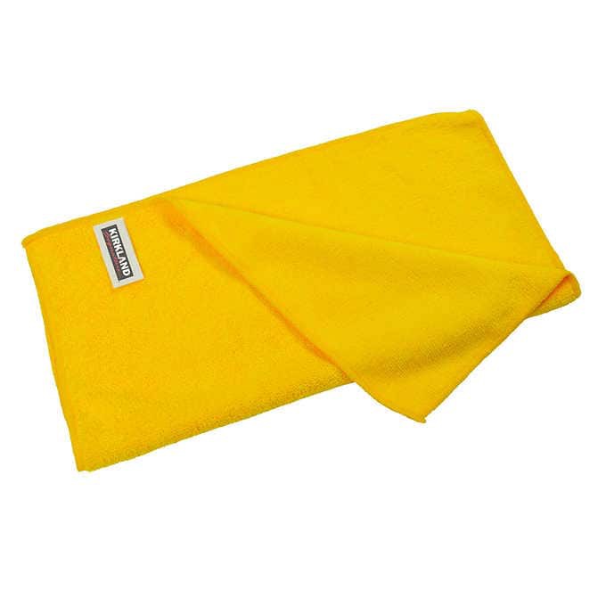 Kirkland Signature Ultra Plush Microfiber Towel, Yellow, 16x16 in, SOLD/ PIECE Shopee Philippines