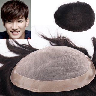 Hair toupee for cheap men size 4 inches