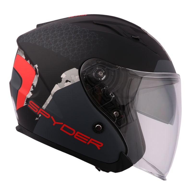 Half face best sale spyder helmet