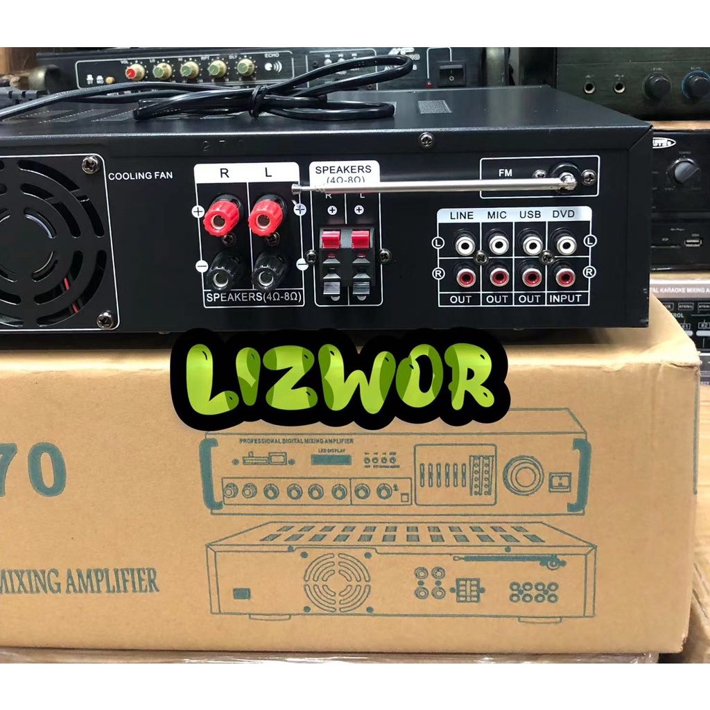 ORIGINAL HOMEVISION/Joson/Lexing AV-270 High power Amplifier w/ graphic ...