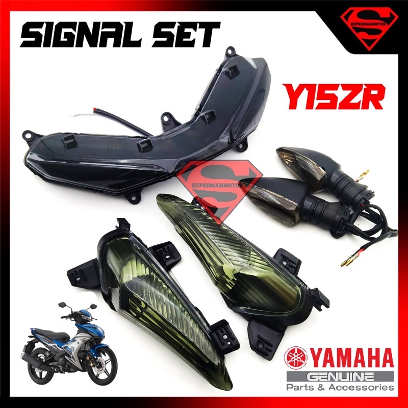 REAR FRONT SIGNAL POSITION LAMP LIGHT YAMAHA SMOKE TINTED Y15 Y15ZR