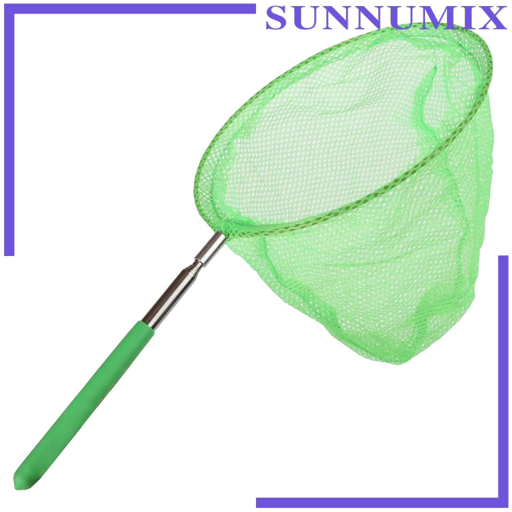 SUNNIMIX] Fishing Net Kids Extendable Telescopic Pond Nets Butterfly Insect  Bug Catcher