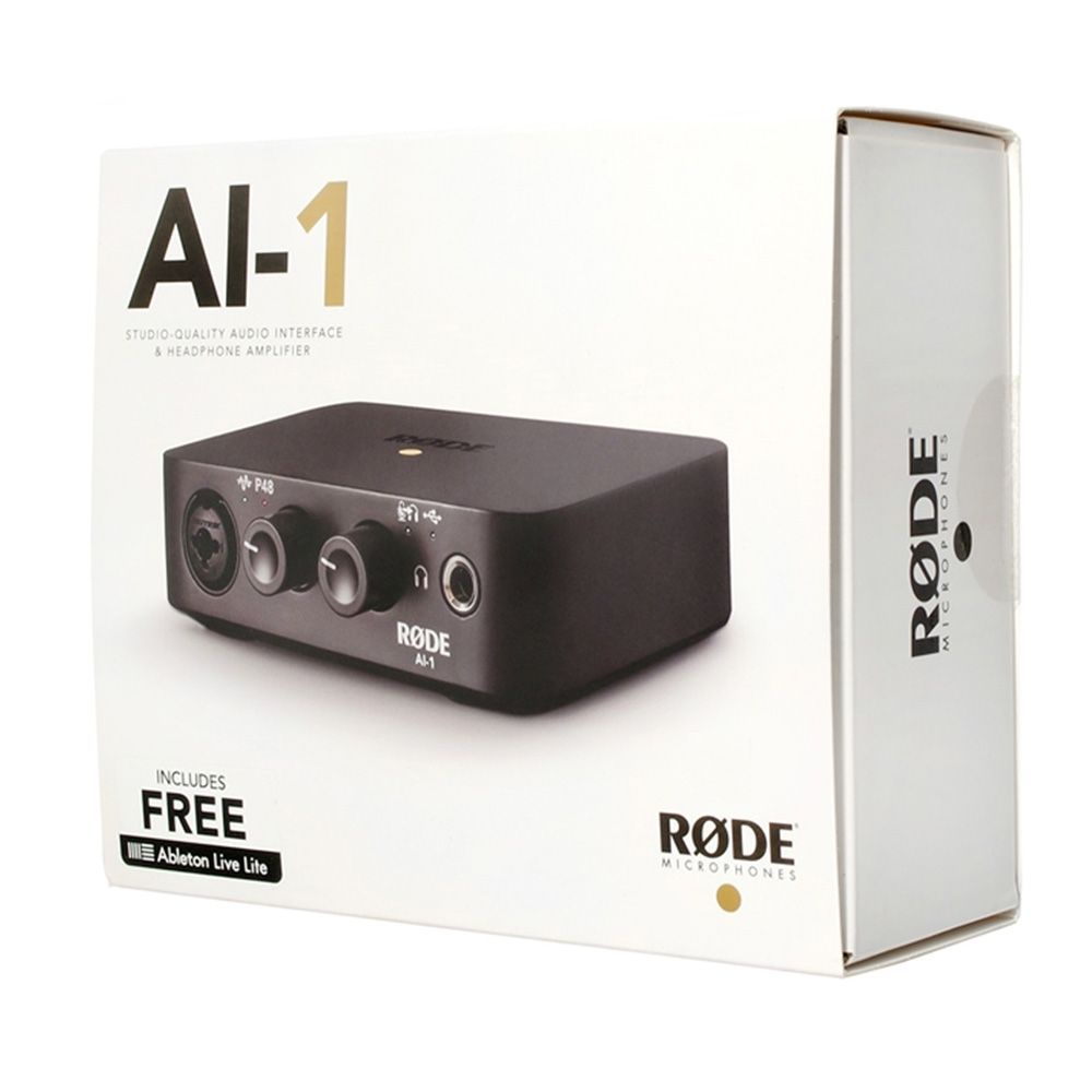 Rode AI1 StudioQuality USB Audio Interface & Headphone Amplifier for