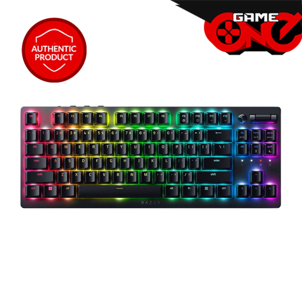 Razer DeathStalker V2 Pro TKL Wireless Low Profile RGB Optical Keyboard ...