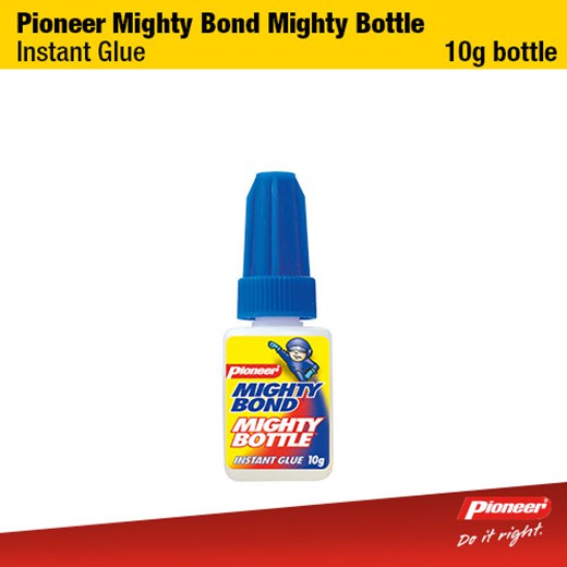 Pioneer Mighty Bond Instant Glue 10g Bottle | Shopee Philippines